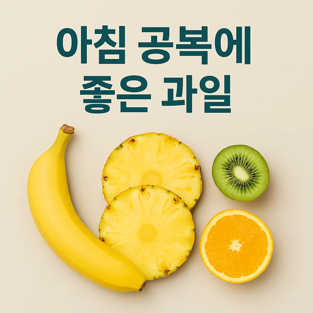 아침 공복에 좋은 과일