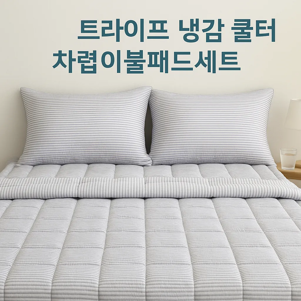 트라이프 차렵이불